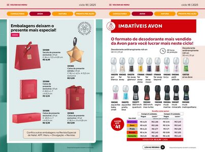 Catálogo Avon Ciclo 18 2026 - Consultoria Brasil  16